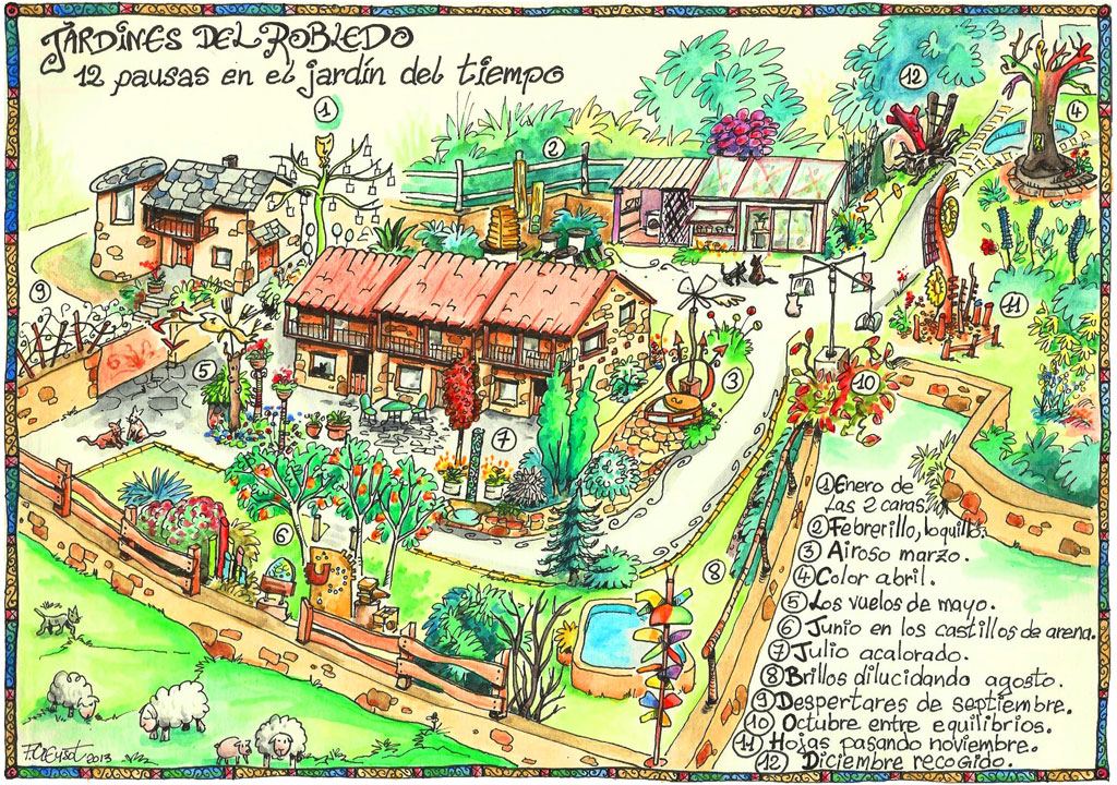 mapa jardin casa-rural